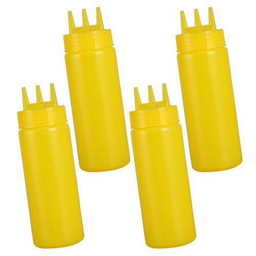 4Pièces Flacons Sauce Pour Maison Bbq Camping Facile À 1