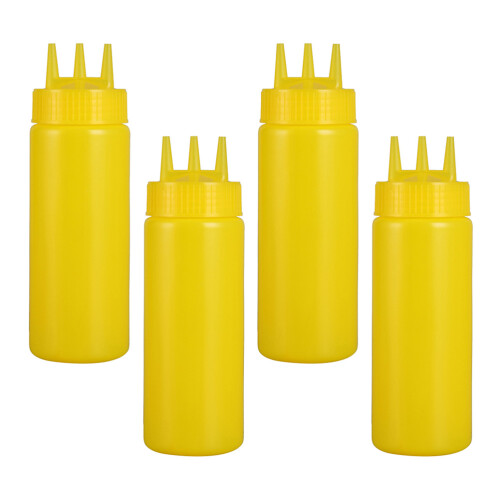 4Pièces Flacons Sauce Pour Maison Bbq Camping Facile À 2