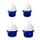 Plastic pigeon drinker for doves portable bird water feeder 2