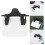 Occluder Patch ABS Antirayures Pour Lunettes Tir Maison 6