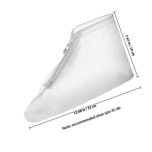 1Paire Protège-Chaussures De Réutilisable Antidérapant PVC 1
