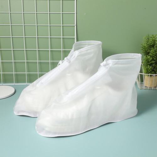1Paire Protège-Chaussures De Réutilisable Antidérapant PVC 2