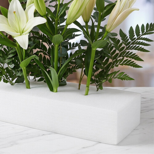 4Pièces Blocs Mousse Blanche En Pour Art Floral Stable 2
