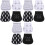 12Pièces Bavoirs Bébé Assortis Absorbants Confortable 3