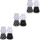 12Pièces Bavoirs Bébé Assortis Absorbants Confortable 5