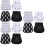 12Pièces Bavoirs Bébé Assortis Absorbants Confortable 7
