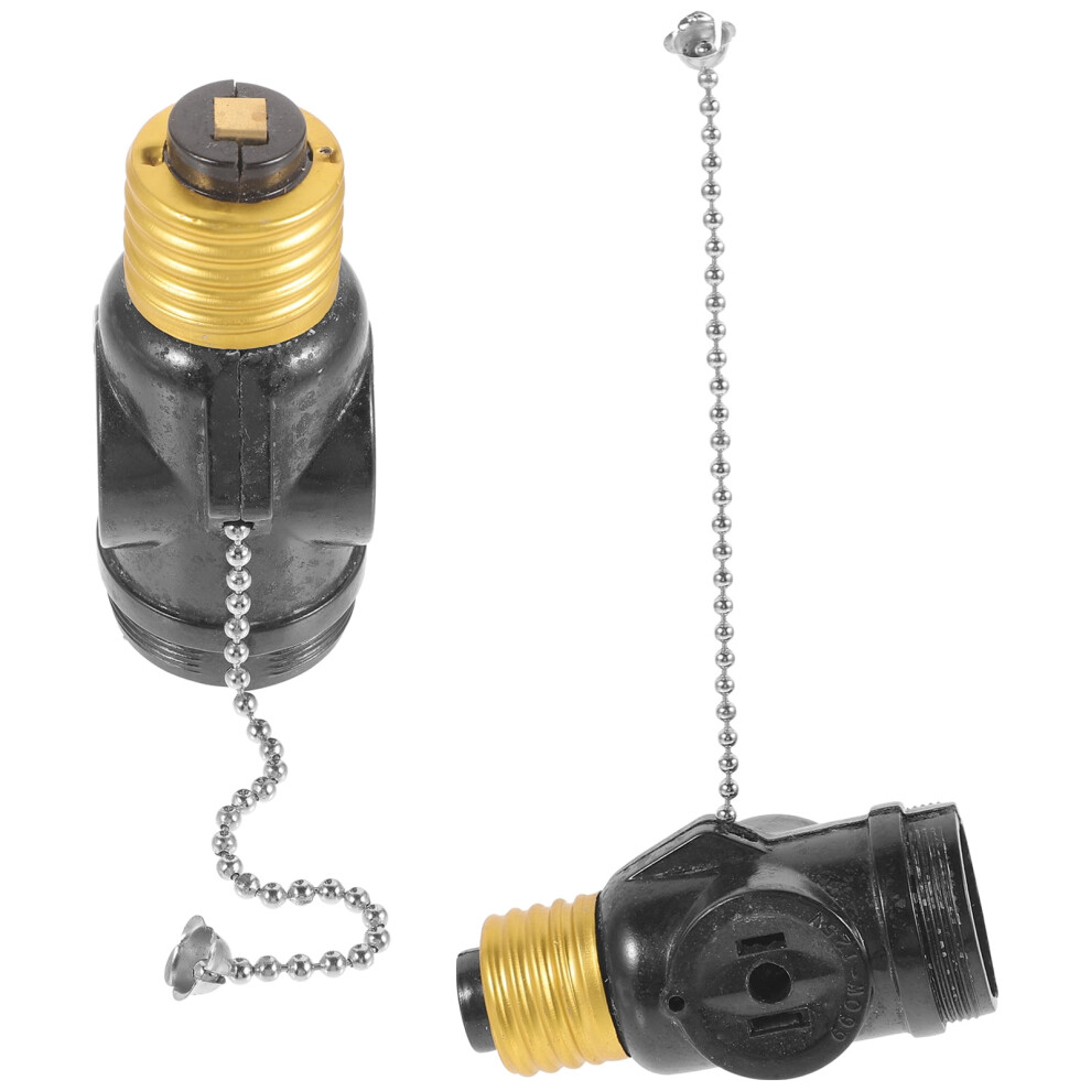 Lamp Base E26 Socket with Pull Chain 2 pcs