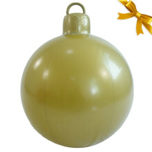 Aufblasbare Weihnachtskugel, 63,5 cm, PVC, für den Außenbereich
