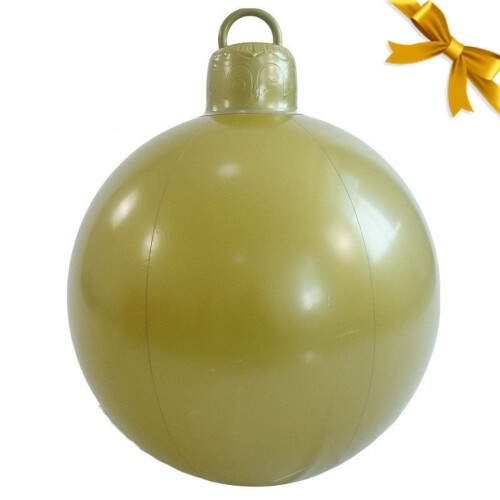 Aufblasbare Weihnachtskugel, 63,5 cm, PVC, für den Außenbereich