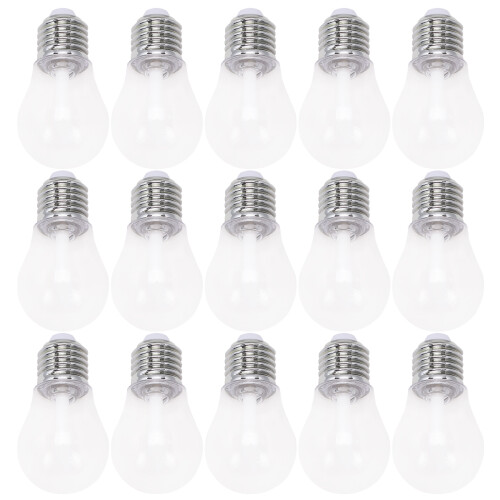15Pièces Tubes Subpackaging Plastique Transparent Pour À 2