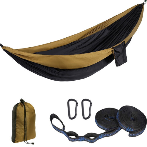 Double Camping Hammock with Tree Straps 120" x 78"