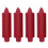 Carriage Candles Unscented 4-Pack 5" x 1.5" 1