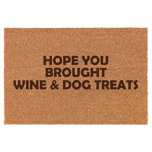 Coir Doormat Brown Rectangular 16 in x 24 in