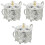 3Pcs Silver Multi-Purpose Seasoning Container with Lid 2