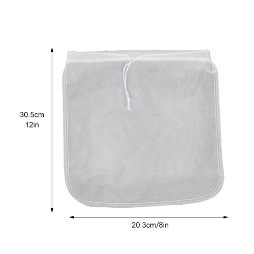 Sac à brasser à cordon extra large en maille fine (1 pièce)