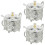 3Pcs Silver Multi-Purpose Seasoning Container with Lid 5