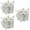 3Pcs Silver Multi-Purpose Seasoning Container with Lid 6