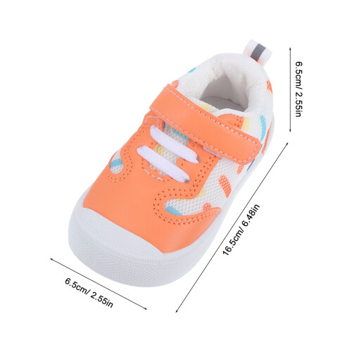 1Paire Chaussures Respirantes Coton PP Orange Usage 1