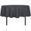 Schwarze runde Tischdecke, 229 cm (90 Zoll), Polyester 1