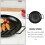 Grillplate Nonstick stekeverktøy for utendørs elektrisk 4