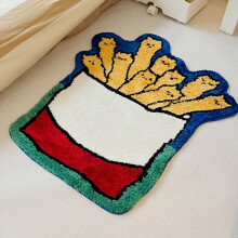 Halkfri absorberande golvmatta polyester gul 64,5 x 35,5 cm