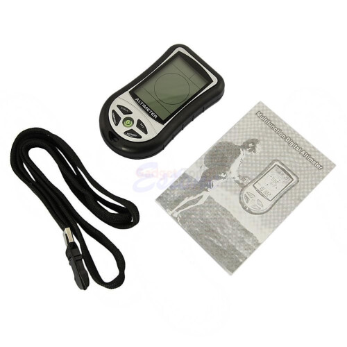 Altimetro digitale, bussola, barometro, termometro 8 in 1