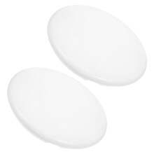 Klosze do lamp sufitowych okrągłe plastikowe 2 szt.