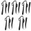 5Pcs Exercise Leg Lifter Straps Black for Stable Durable Leg Assist 2