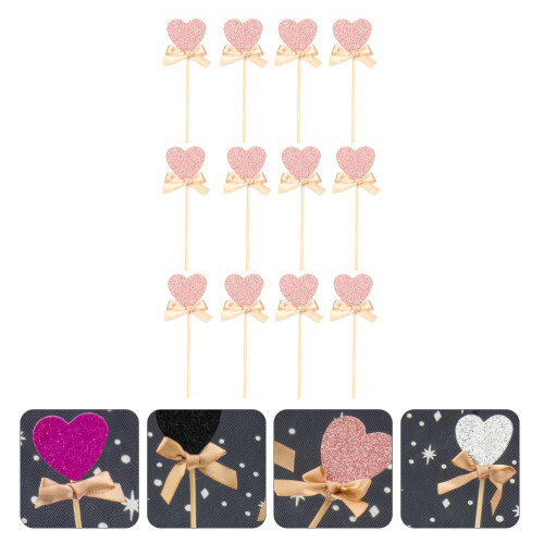 20Pcs Paper Cake Picks Assorted Color Dessert Cake Decorations 1