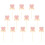 20Pcs Paper Cake Picks Assorted Color Dessert Cake Decorations 3