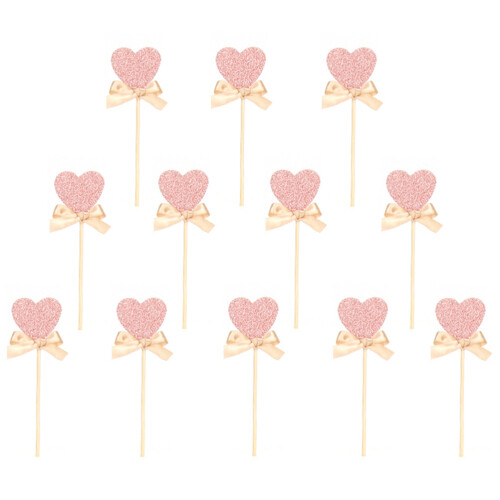 20Pcs Paper Cake Picks Assorted Color Dessert Cake Decorations 2