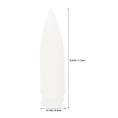 50Pcs Nylon Replacement Stylus Nibs for Paint Markers White, Fine Tip 1