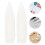 50Pcs Nylon Replacement Stylus Nibs for Paint Markers White, Fine Tip 6