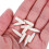 50Pcs Nylon Replacement Stylus Nibs for Paint Markers White, Fine Tip 7