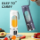 Portable USB Rechargeable Blender 12-Blade 3-Speed 3