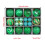 Blue Christmas Balls Set Shatterproof Plastic 26PCS 4