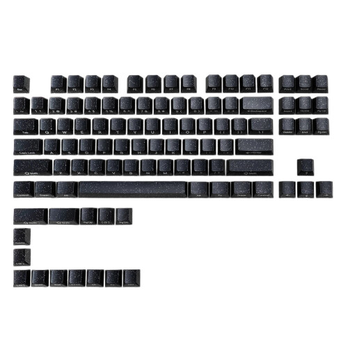 101Key PC Materials Transluzentes,-schwarzes Silberpulver