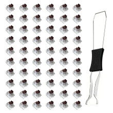 60-teilige langlebige mechanische Tastaturschalter-Teeschacht