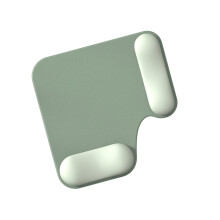 Breathable Fabric Mouse Mats With Gels Supports For-Green