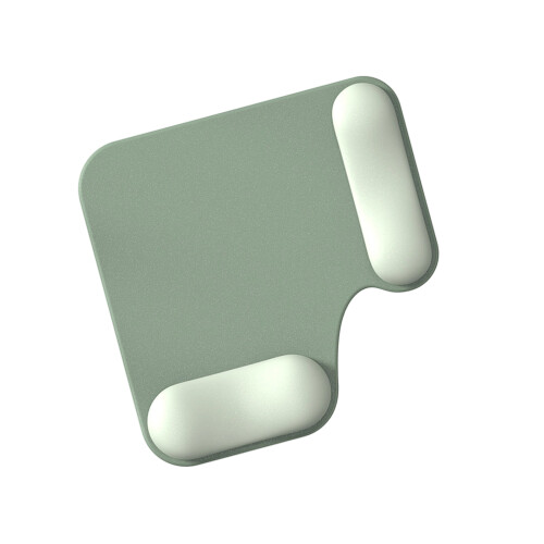 Breathable Fabric Mouse Mats With Gels Supports For-Green