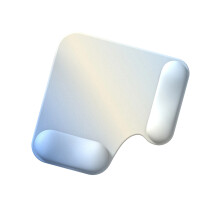 Tapis de souris ergonomique double couche avec-Bleu