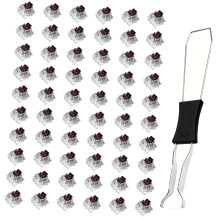 60 stuks 3-pins tactiele mechanische toetsenborden-theeschacht
