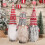 Christmas Wine Bottle Cover Red Knit Hat 4pcs 3