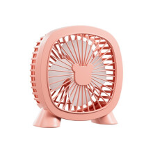 Efficient USB Mini Fan Noiseless Operation Low Noise For-Pink