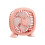 Efficient USB Mini Fan Noiseless Operation Low Noise For-Pink 1