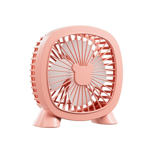 Efficient USB Mini Fan Noiseless Operation Low Noise For-Pink