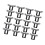 Quickly Install Sun Power Panel Water Deflector Clip Heavy-35mm 1
