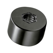 Bathroom Shower Faucet Decorative Cover Light Weight-Dark Grey