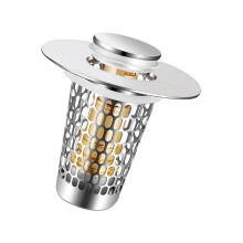 Press Type Popup Drain Stoppers Strong Steel-Asetofobliquelea
