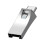 Plugs Play Type C USB A Card Reader For TF Microed Cards-Silver 1